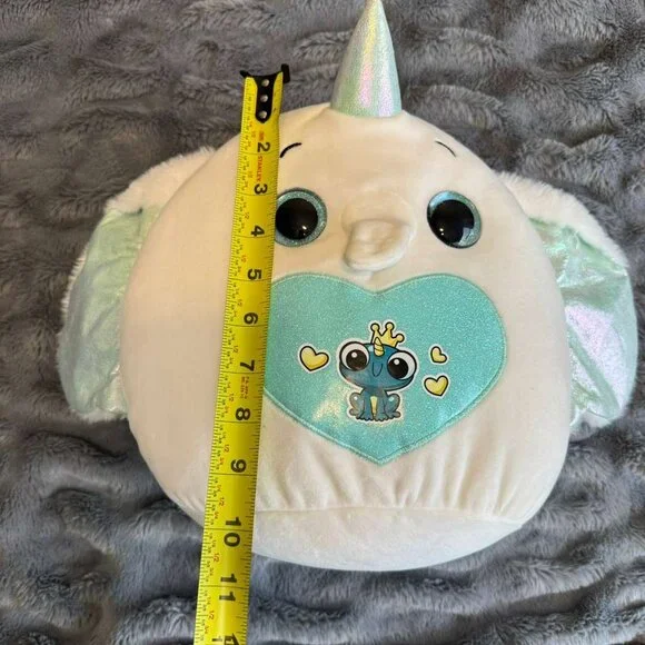 Zuru Rainbocorns Eggzania Fairy Mania Elephant wings Blue White Silver Plush Toy - Picture 7 of 7